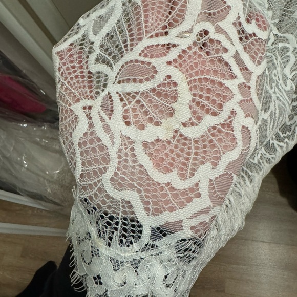 Tadashi Shoji  Off-The-Shoulder Lace Dress - Picture 8 of 15